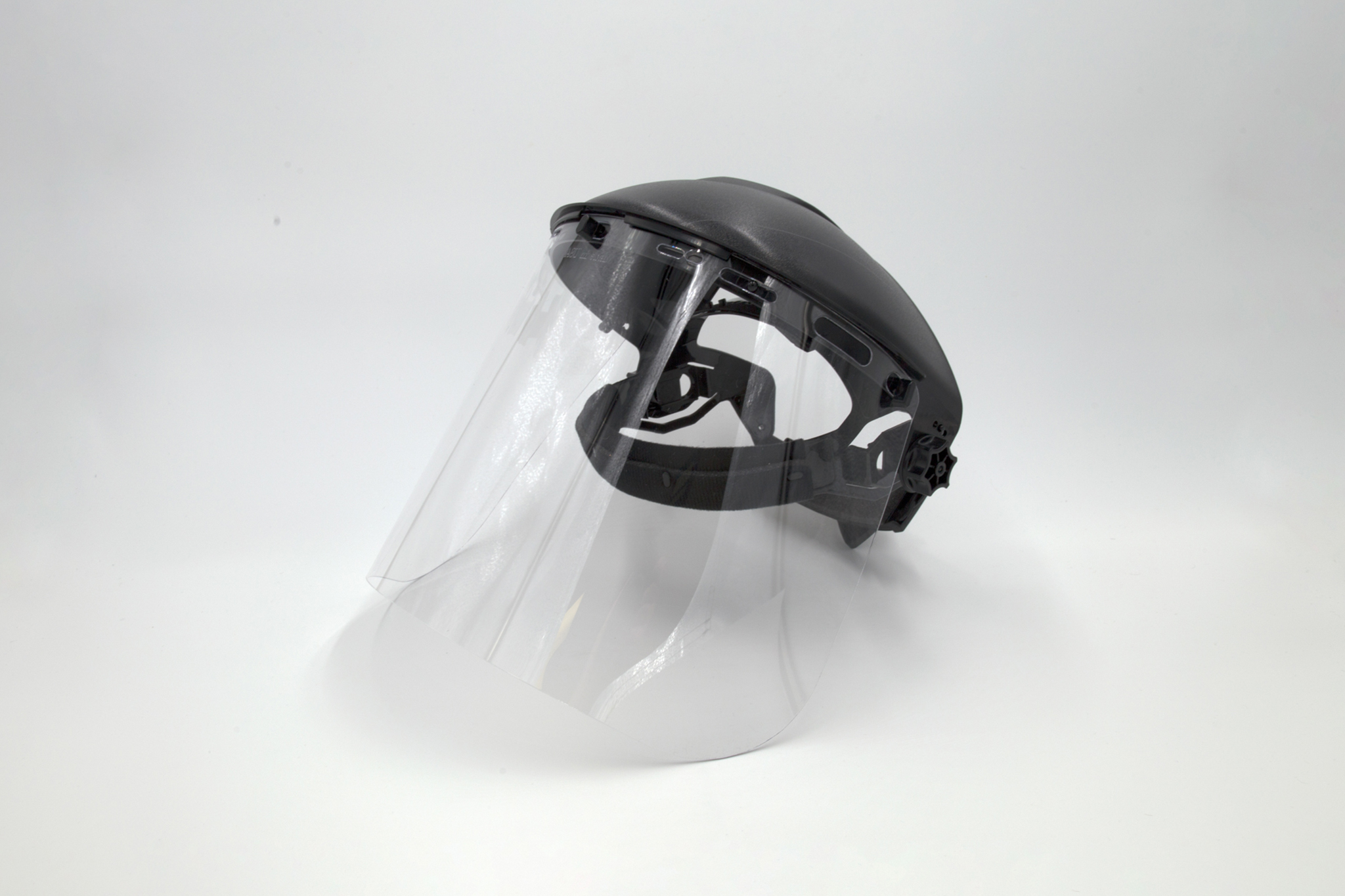 face shield on white background