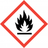 Flammable hazard label