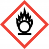 Oxidizer hazard label