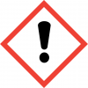 Irritant hazard symbol